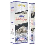 White Sage Incense Sticks, Satya Hex Pack - 6 Boxes x 20 Sticks